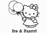 Party Kitty sketch template