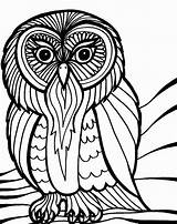 Coloring Pages Halloween Scary Teens Owls Cartoon Popular sketch template