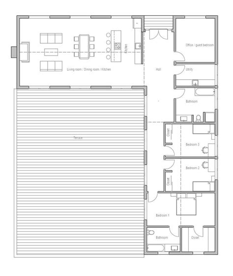 image result   shaped single story house plans container house plans house plans