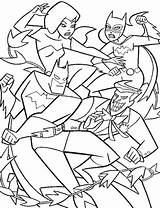 Batgirl Superheroes sketch template