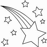 Coloring Pages Star Shooting Stars Para Colorir Printable Imprimir Colouring Estrela Estrelas Molde Desenho Desenhos Falling Enfeitar Artigo Momjunction sketch template