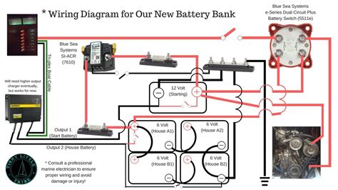 boat charging system wiring diagram