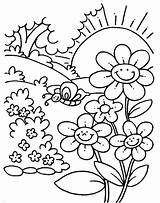 Frühlingsblumen Dekoking sketch template