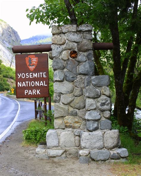 Yosemite National Park Sign Yosemite National Park