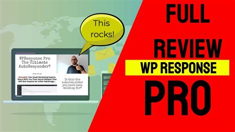 wp response pro review youtube