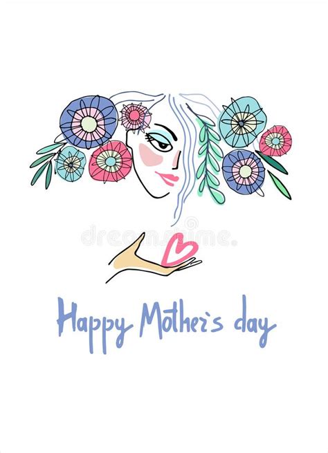 happy mothers day horizontal greeting design wine colored tulips and