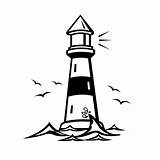 Coloring Pages Lighthouse Printable Kids sketch template