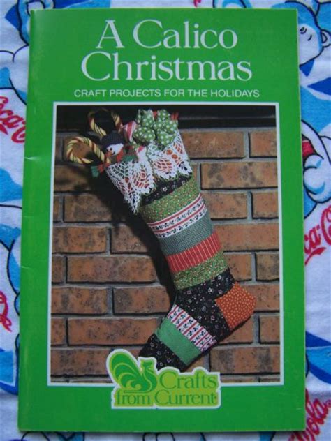 vintage country calico fabric christmas patterns ornaments