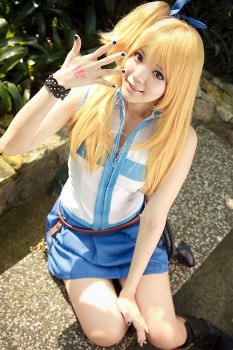 Fairy Tail Lucy Cosplays Dresses Boots Wig Rolecosplay