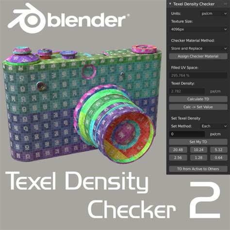 blender addon texel density checker  blender addons texel