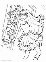 Popstar Barbie Coloring Pages Printable Colouring Girls Princess Getcolorings Print Awesome sketch template