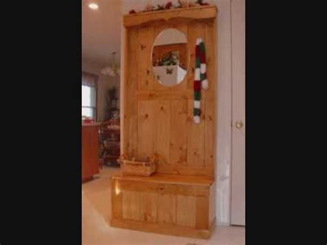 hall tree woodworking plans youtube