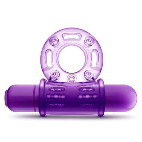 Couples Play Vibrating Cock Ring Purple On Sex Toy Megastore Buy