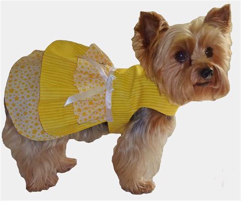 ruffle dog dress sewing pattern  dog clothing patterns small dog