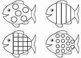 Vissen Poissons Planche Pez Formes Bezoeken Kleurplaten Colorier Quadrillage sketch template