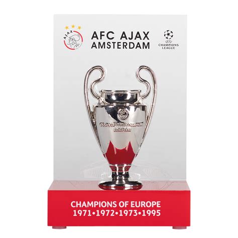 ajax champions league trophy  official ajax fanshop