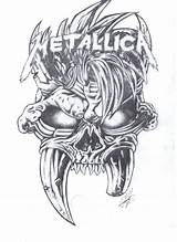 Metallica sketch template