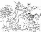 Coloring Pages Wild Things Where Printable Library Clipart Colouring Safari Animals sketch template