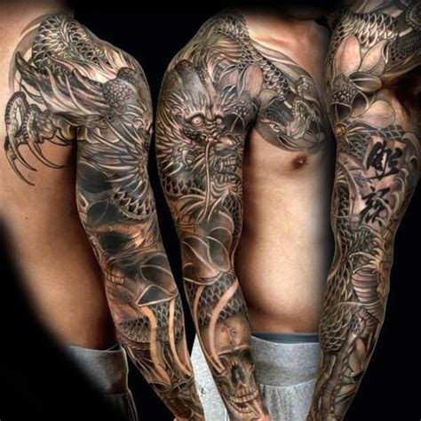 Dragon Tattoos Arm Sleeve Tattoos Gallery
