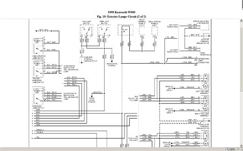 qa  kenworth  fuse box diagram wiring schematic