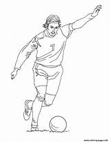 Beckham David Coloring Pages Soccer Messi Football Printable Playing Color Print Lovers Kids Players Hellokids Info Educative sketch template