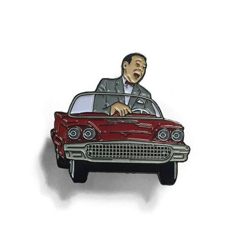 pee wee on holiday soft enamel lapel pin holiday pins