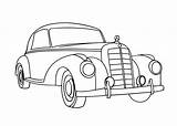 Coloring Pages Car Cars Chevy Old Kids Drawing Drawings Classic Vintage Mercedes Printable Trucks Planes Vechiles Bikes Line Colouring Autos sketch template