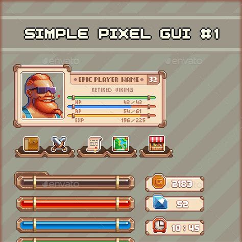 Pixel Game Assets Graphicriver