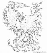 Manic Goose Colouring Entitlementtrap Wings Ausmalbilder Malvorlagen Pheonix Svg Fenix Ashes sketch template