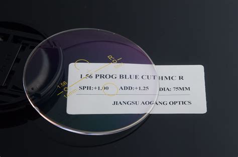 1 56 Uv420 Blue Block Progressive Hmc Blue Light Blocking Glasses Lens