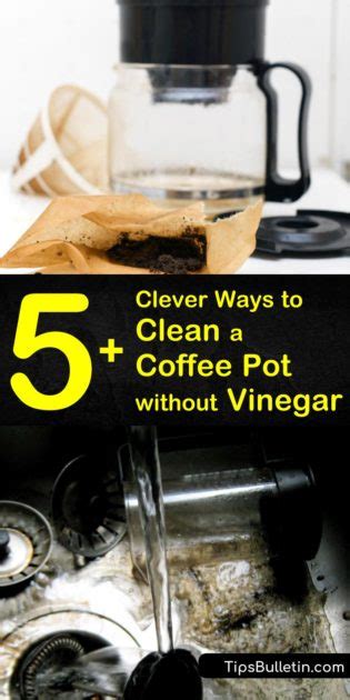 clever ways  clean  coffee pot  vinegar