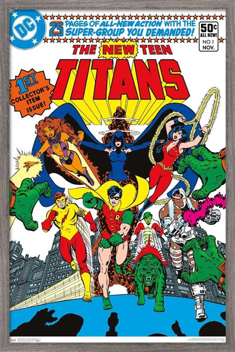 dc comics teen titans   teen titans  poster walmartcom