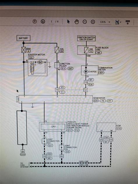 nissan altima alternator wiring diagram easy wiring