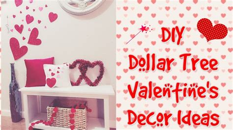 diy dollar tree valentines room decor youtube