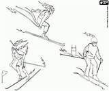 Biathlon Olympia Olympische Biatlon Malvorlagen Kleurplaten Skiing Ausmalbilder Olympisch Skiën Alpin Winterspelen Winterspiele sketch template