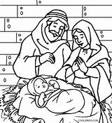 Krippe Ausmalbilder Nativity Weihnachtskrippe Christus sketch template