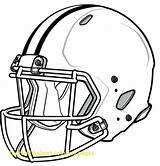 Coloring Pages Browns Cleveland Getcolorings Helmet Football sketch template