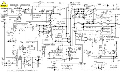 computer power supply schematic  operation theory