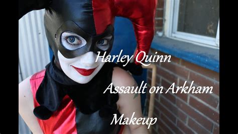 harley quinn assault on arkham makeup youtube