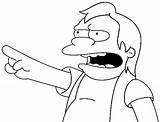 Muntz Simpsons Personnages Dessins sketch template