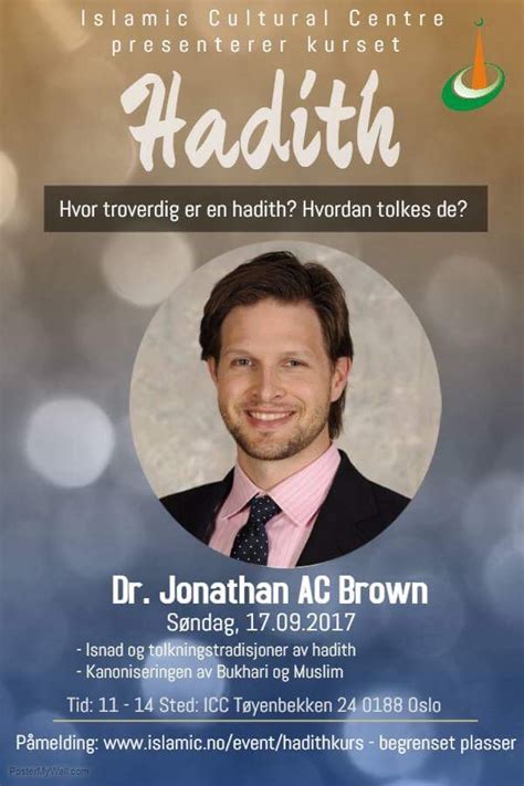 hadith kurs med dr jonathan ac brown icc islamic