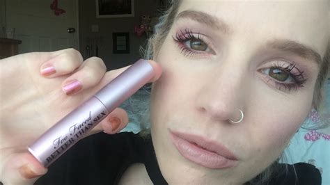 too faced better than sex mascara first impression don t want to like it youtube