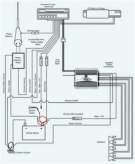 electro  jbl da  wiring diagram amplifier schematic car audio