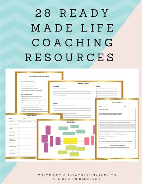 life coaching forms life coach tools life coach resources etsy uk