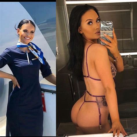 flight attendants dressed and undressed flight attendants 00556 porn