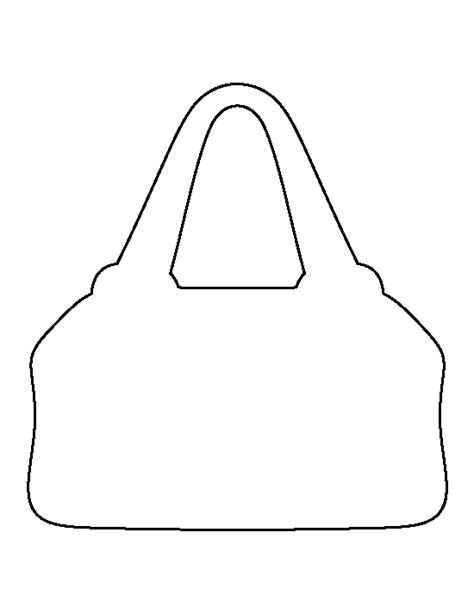 printable purse template purses shoe template hobo bag patterns