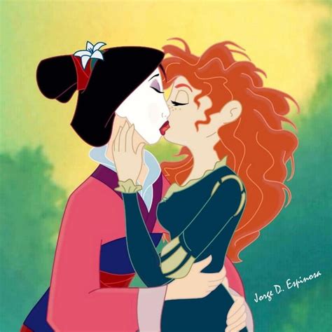 Mulan And Merida Gay Disney Characters Popsugar Love