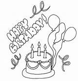 Birthday Happy Grandpa Coloring Pages Getcolorings sketch template