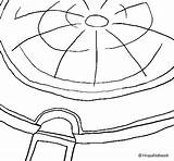 Colorare Cupola Disegni Pantheon sketch template