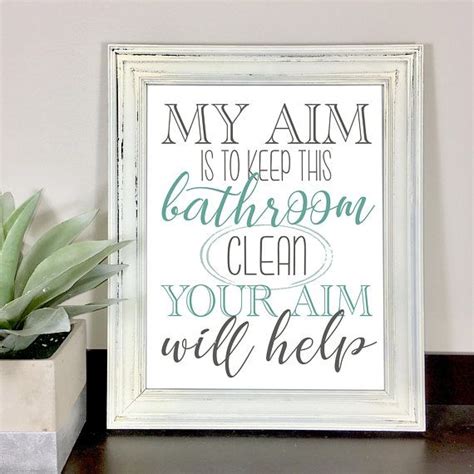 printable wall art set instant downloads bathroom signs etsy